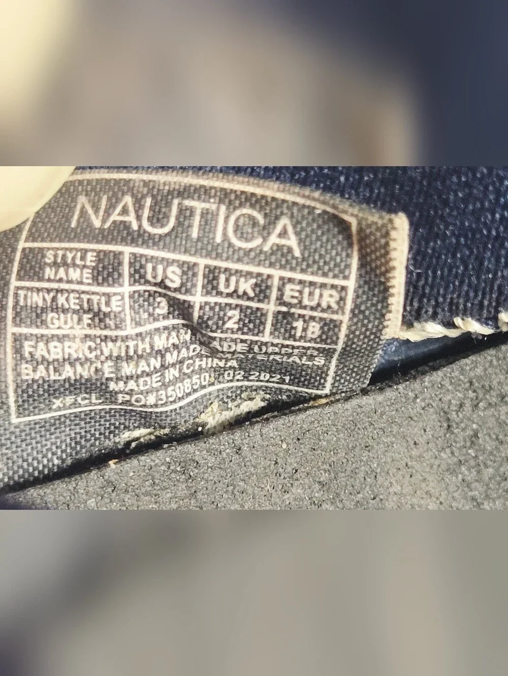Nautica Toddler Water Sandals Size 3 Blue Wave Print Hook & Loop Beach Swim Shoe